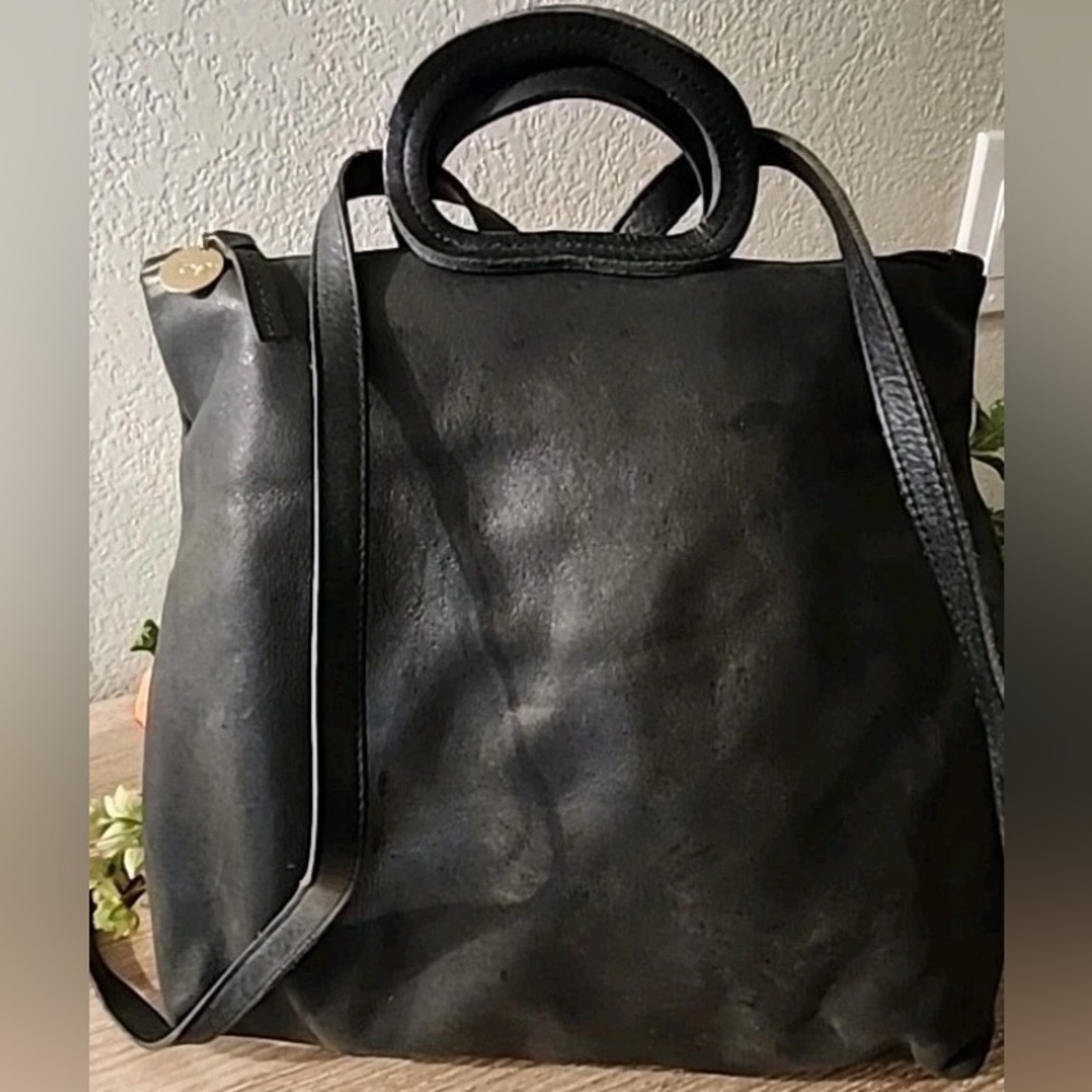 Clare V Marcelle Black Leather Backpack Bag - Picture 10 of 12
